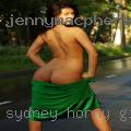 Sydney horny girls